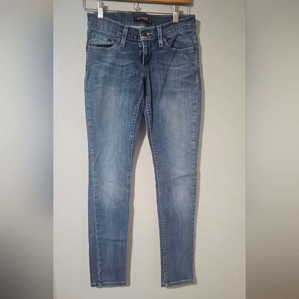 Levi's 524 Too Superlow Skinny Jeans Size 3M